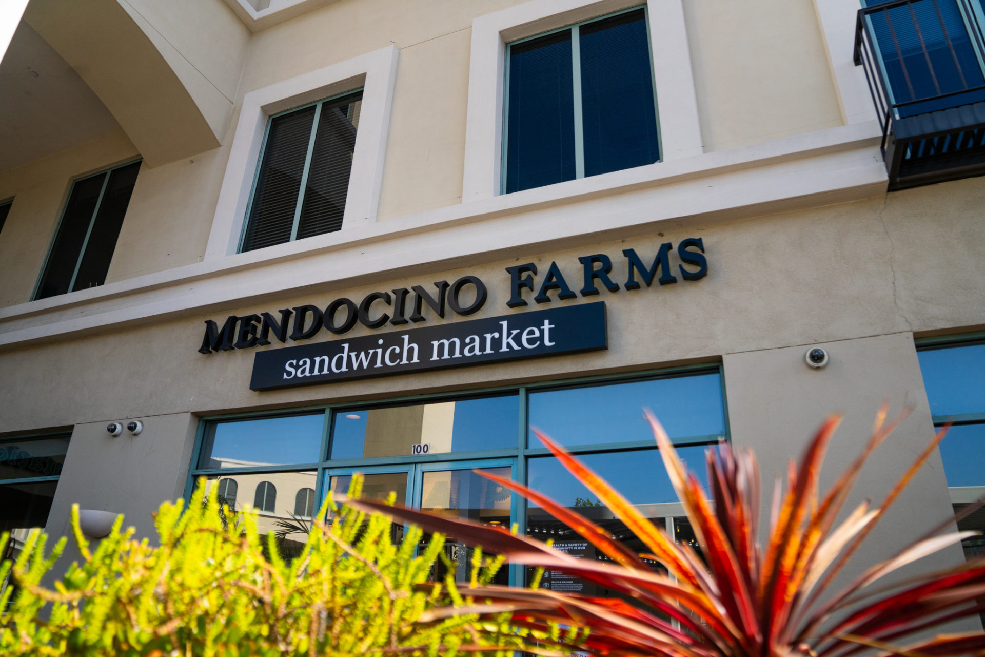 Mendocino Farms Sandwich Market Sign